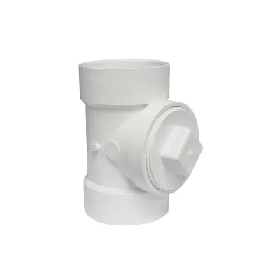 IPEX 192117S TEST TEE 4 PVC-DWV HXHXF 755013 - LESS PLUG