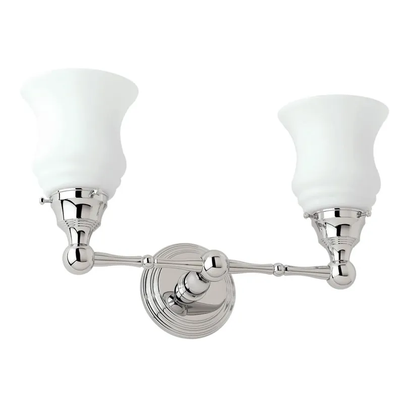 Brasstech 1182/PN Light Dbl Etchd Glass