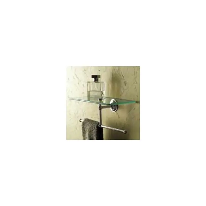 Brasstech 2636T/PC Tray 12 With Towel Bar London Terrace Collection