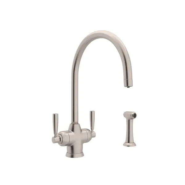 Rohl U.1535LS-STN-2 Holborn Filtration W/Sidespray