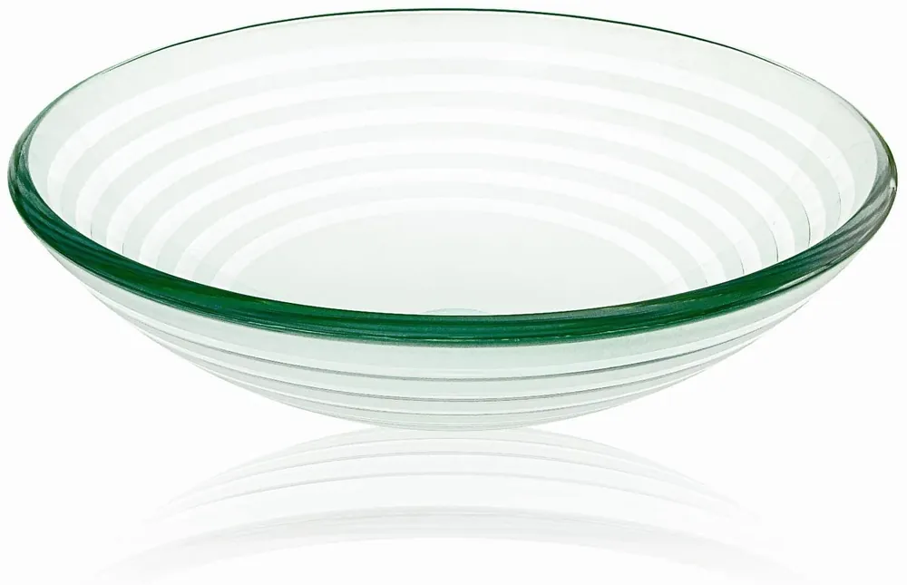 Decolav 1030T-WH Vessel Lav Glass Beehive