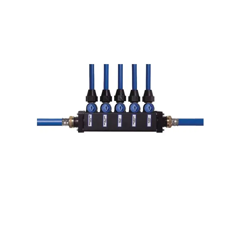 VIEGA 36063 MINIBLOC 1/2 6-PORT CMP