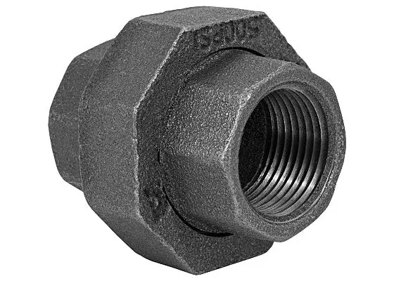 BMI USA 35109 UNION 2in BLK MI 150LB THRD ND