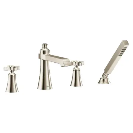 Moen TS929NL Trim Kit Roman Tub Flara 2-Cross Handle High Arc