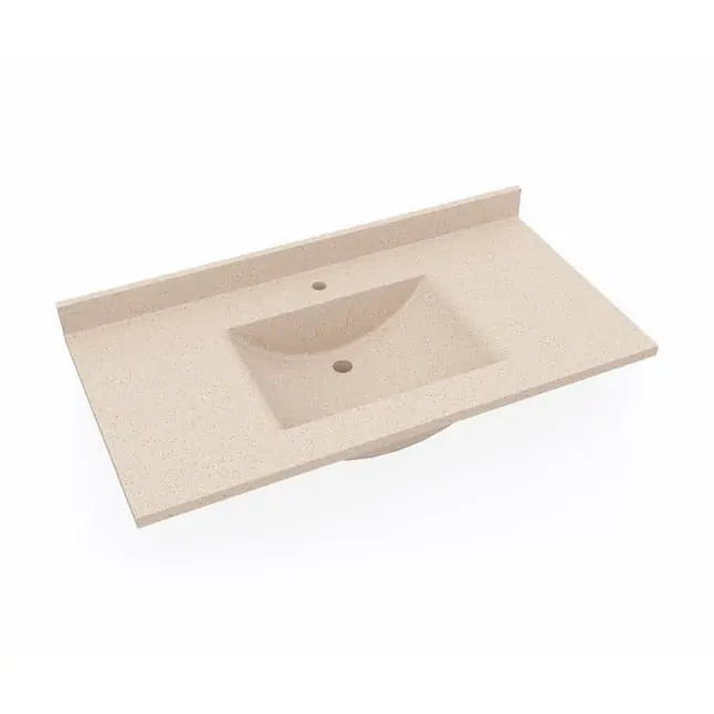 Swan CV02243.040 Vanity Top 22x43 Bermuda Sand Contour