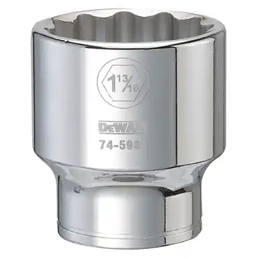 DeWalt DWMT74598OSP 3/4 in Drive Polished Chrome Standard Socket