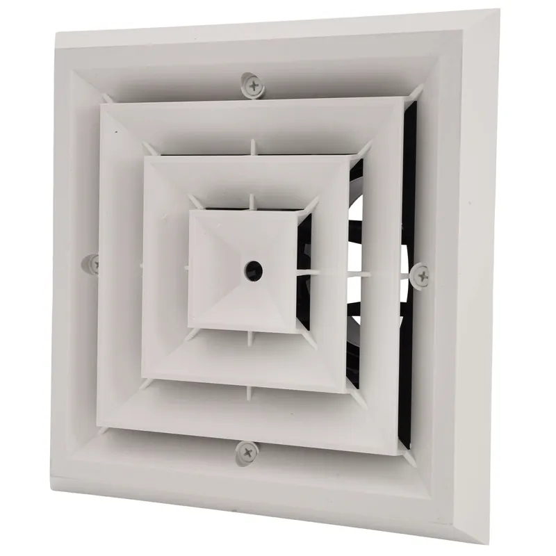 AirTec 81904 MV4S Ceiling Diffuser w/ 4-Way Grille (6 x 6)