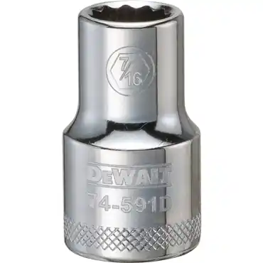 DeWalt DWMT74591OSP 1/2 in Drive Polished Chrome Standard Socket