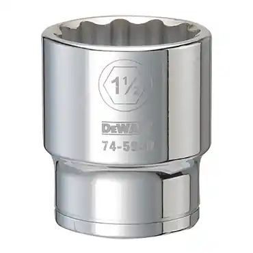 DeWalt DWMT74595OSP 3/4 in Drive Polished Chrome Standard Socket