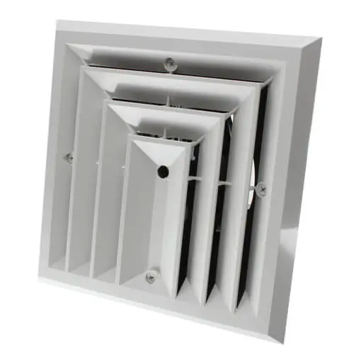 AirTec 81903 MV3S Ceiling Diffuser w/ 3-Way Grille (6 x 6)