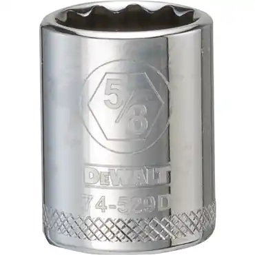 DeWalt DWMT74529OSP 3/8 Drive Polished Chrome Standard Socket