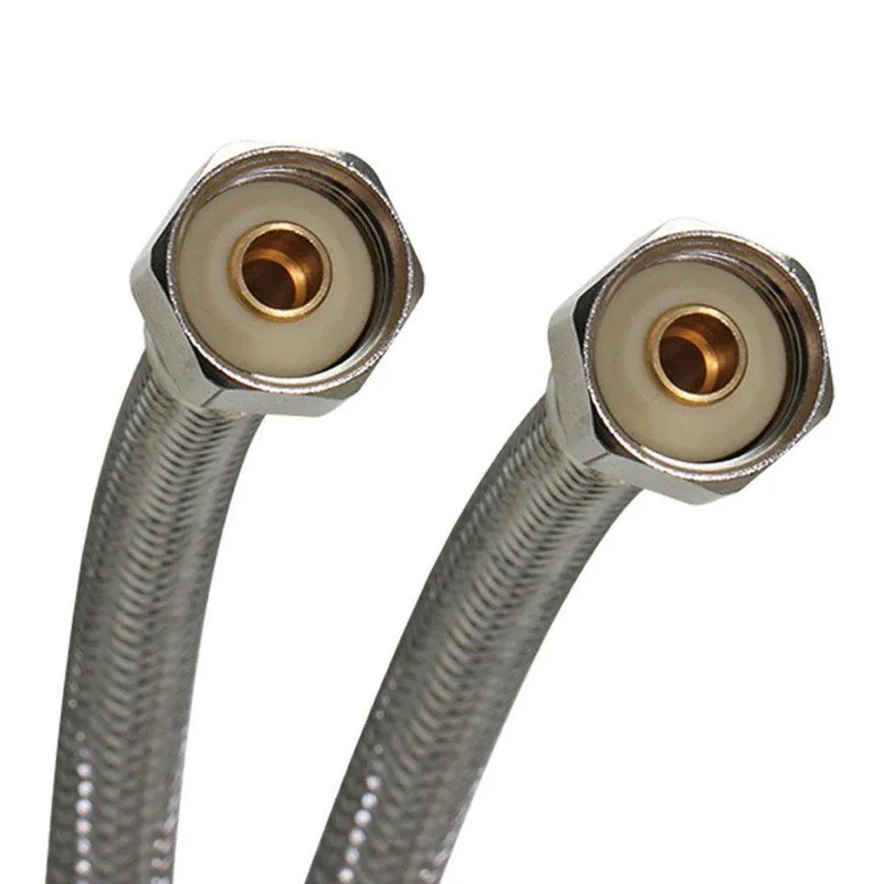 Fluidmaster B4F12 1/2 x 12 in Braided Stainless Sink Flexible Water Connector