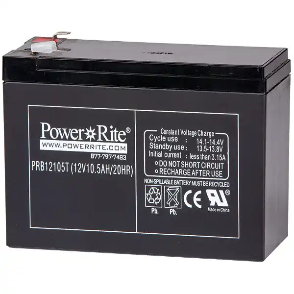 Power Rite LD12105 Battery 12V 10.5 Ah