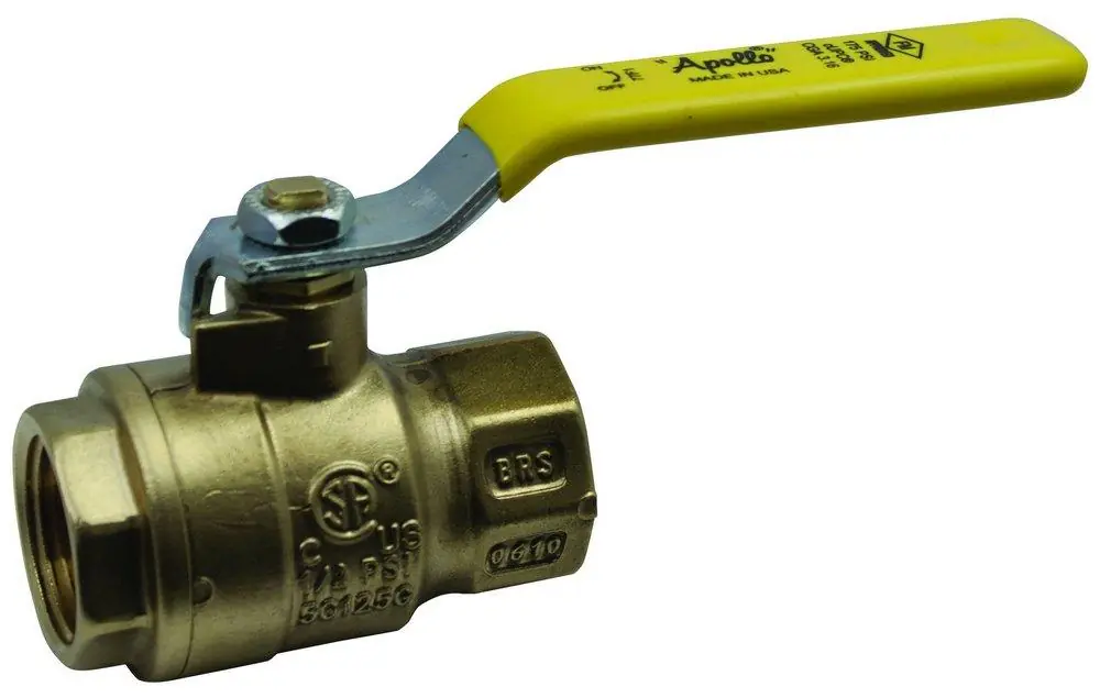 Apollo Valves 77F14A01 77F-100 Series 4 in. Brass Full Port NPT 600# Ball Valve