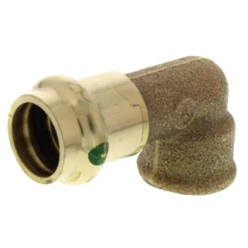 Viega 79570 2 ProPress x Female Bronze 90 Elbow Lead Free