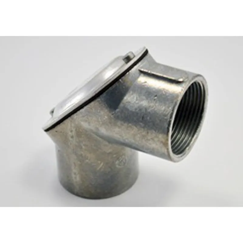 Bridgeport 84-DC Pull Elbow Rigid to Rigid Zinc Die Cast Size 1 1/4 Inch