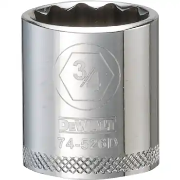 DeWalt DWMT74526OSP 3/8 in Drive Polished Chrome Standard Socket