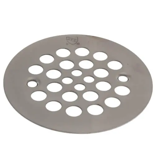 Jones Stephens D41107 4-1/4 Satin Nickel Screw Down Shower Drain Strainer w/ Screws