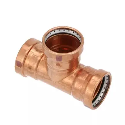 Viega 20749 Copper Tee 3 x 2-1/2 x 2-1/2 ProPress