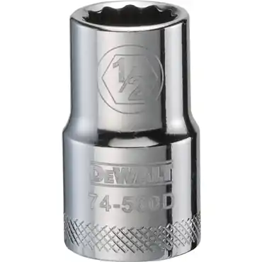 DeWalt DWMT74560OSP 1/2 in Drive Polished Chrome Standard Socket