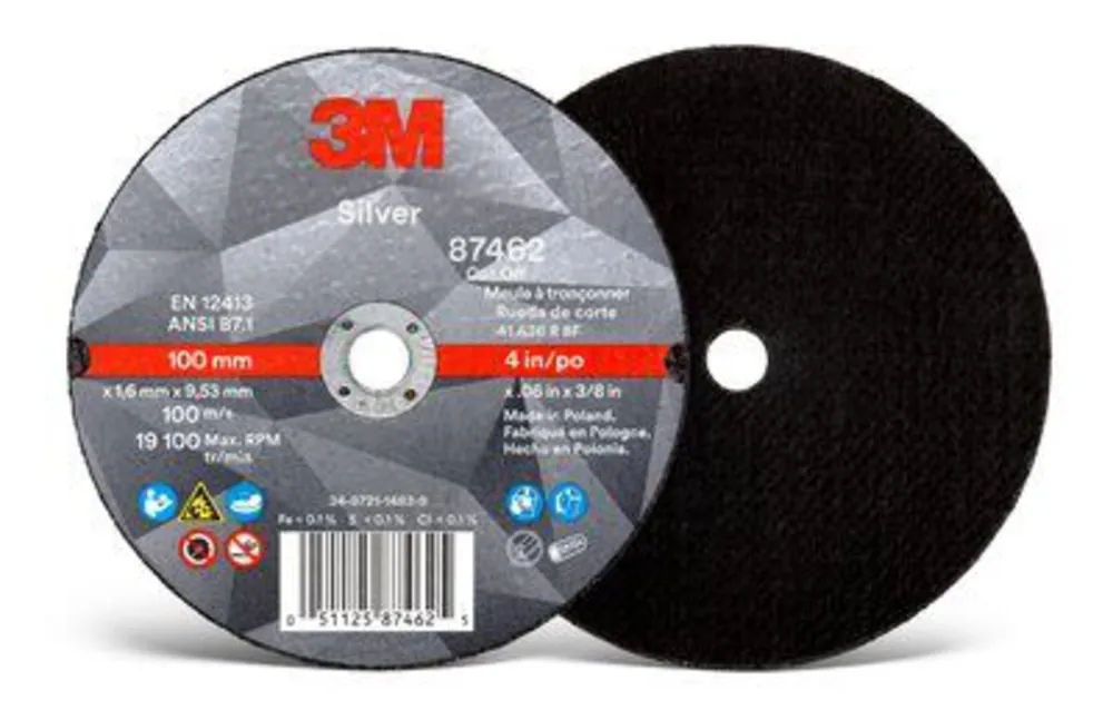 3M 7100139215 Precision Shaped Ceramic Cut-off Wheel 4 x 0.06 x 3/8