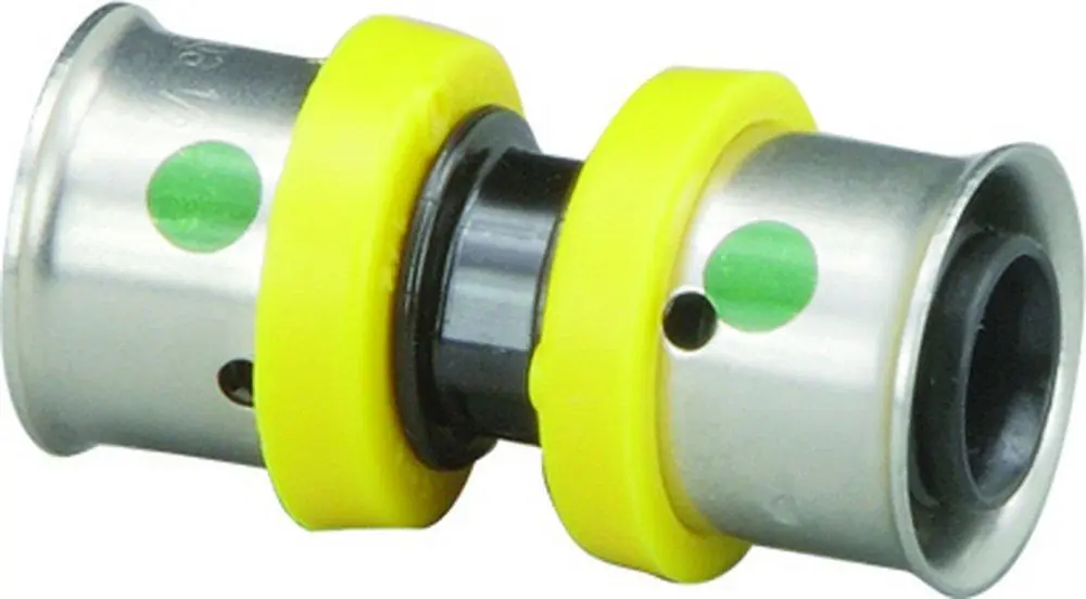 Viega 49342 PureFlow® 1/2 x 3/8 in. Plastic PEX Press Coupling