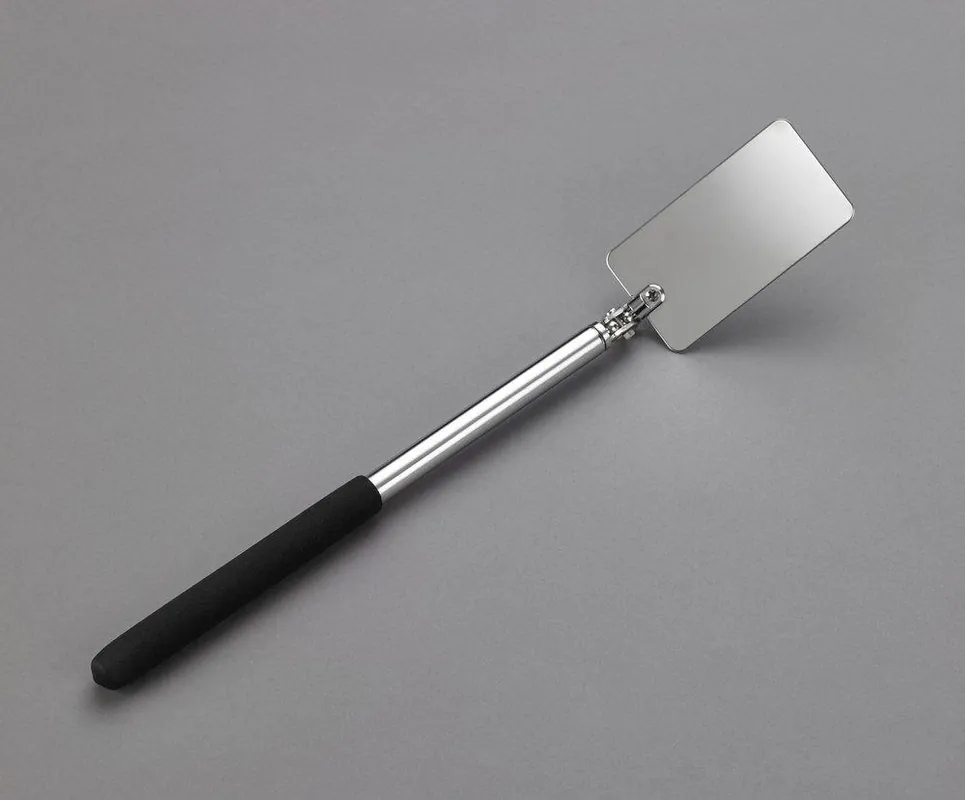 Yellow Jacket 78101 14-1/2 in. Inspection Mirror in Stainless Steel/Black
