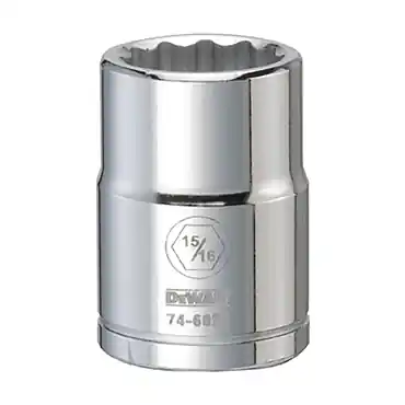 DeWalt DWMT74602OSP 3/4 in Drive Polished Chrome Standard Socket