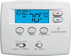 White-Rodgers 1F82-0261 80 Series Blue 2 Thermostats, 2 Heat/1 Cool HP, 5+1+1 Programmable