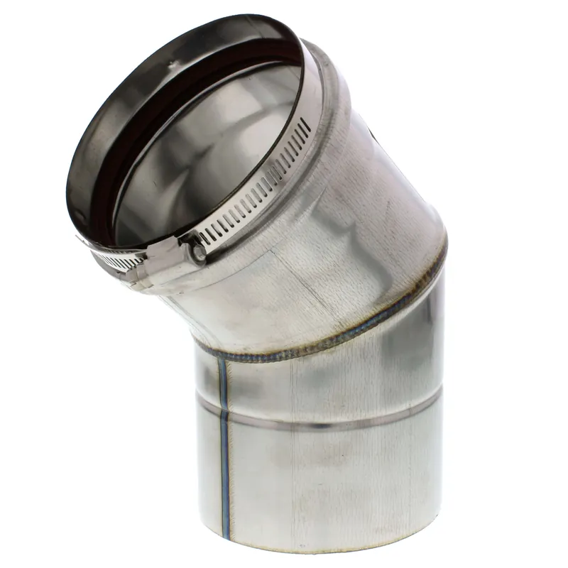 Z-FLEX 2SVEEWCF0445 4 x 45 Z-Vent Single Wall Elbow