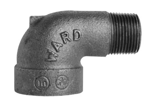 Ward Manufacturing 3.BMSL 90 Deg Street Elbow 3 In FNPT x MNPT 150 lb