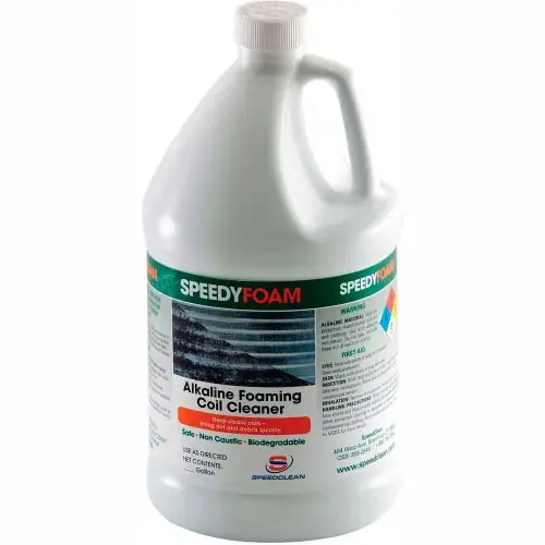 SpeedClean SC-FCC-1 SpeedyFoam Coil Cleaner Concentrate Non-Acidic Alkaline 1 Gallon