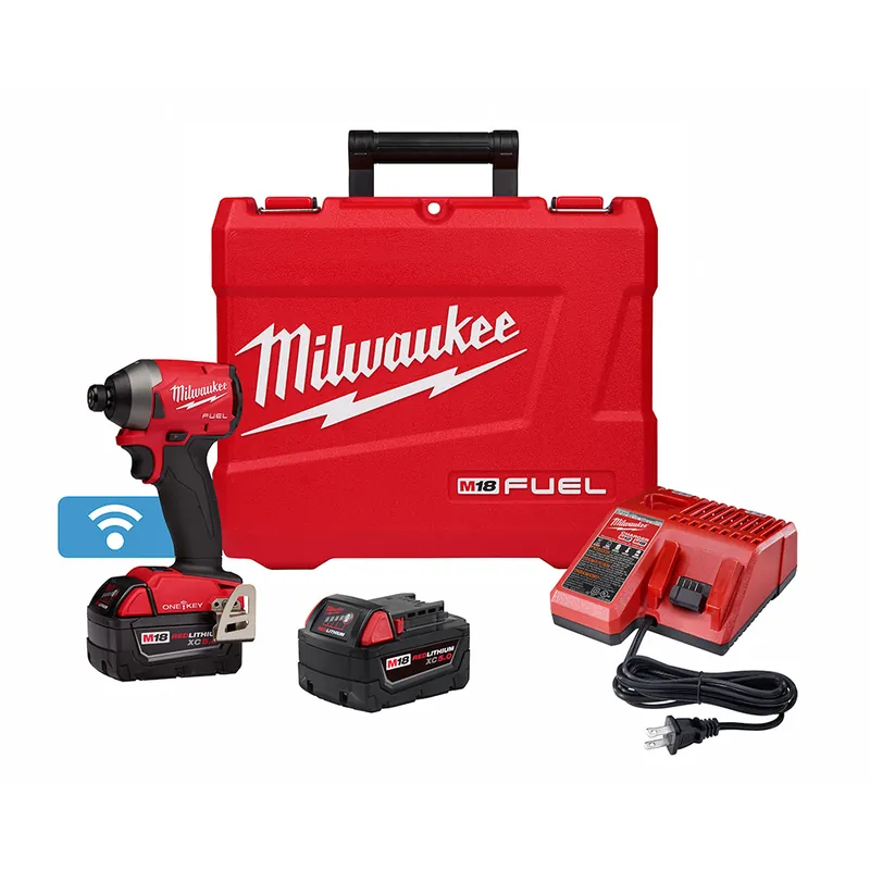 Milwaukee 2857-22 M18 FUEL 1/4 Hex Impact Driver w/ One Key XC Kit