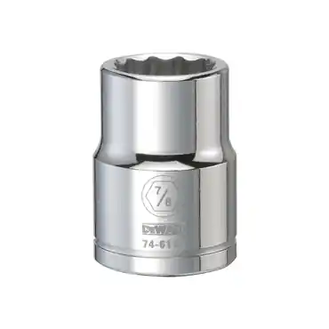 DeWalt DWMT74611OSP 3/4 in Drive Polished Chrome Standard Socket