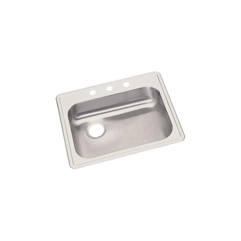 Dayton GE12521L4 Stainless Steel 25 x 21-1/4 Drop-in Sink with 4 Holes