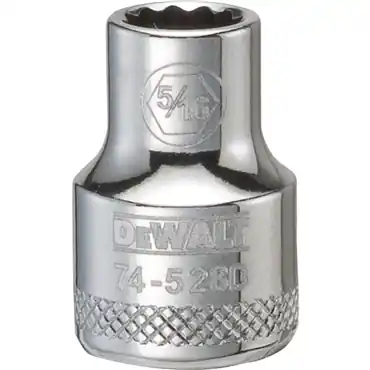 DeWalt DWMT74528OSP 3/8 in Drive Polished Chrome Standard Socket