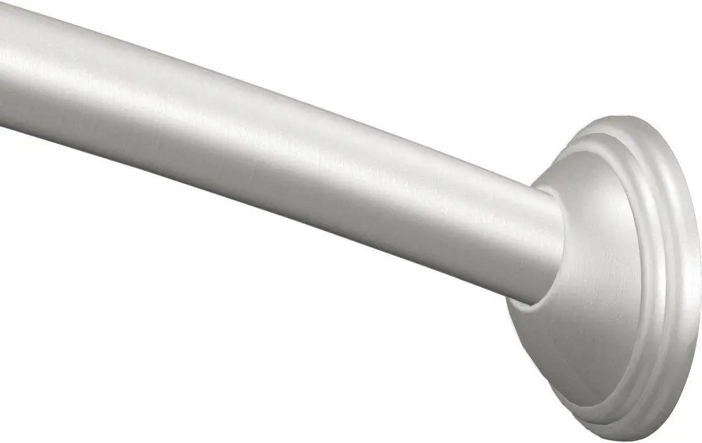 Moen CSR2155BN 60 in. Curved Decorative Shower Rod in Brushed Nickel