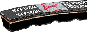 Browning 5VX650 Belts 5/8x17/32x65 Wide Notch 358 Gripbelt