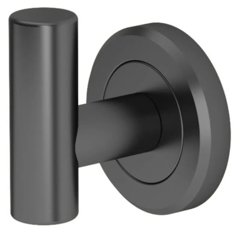 Gatco 4245MX Latitude 2 Single Robe Hook in Matte Black