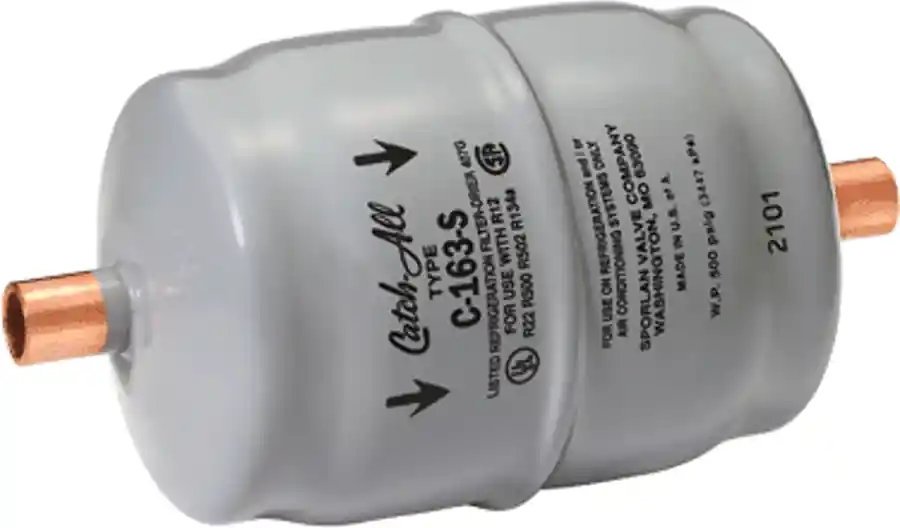 Sporlan 761200 Filter-Drier 3/8 ODF Liquid Line ZoomLock Catch-All C-163-PZK