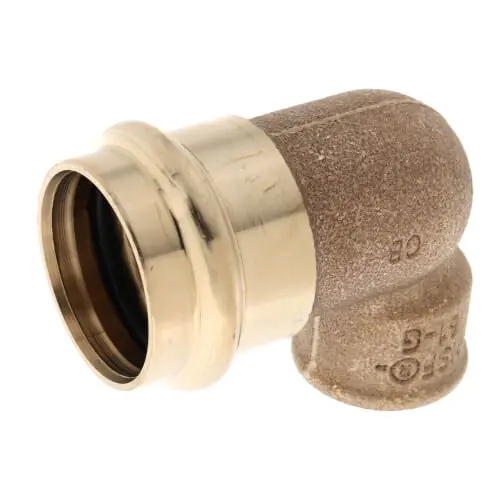 Viega 79545 1 ProPress x 1/2 Female Bronze 90° Elbow Lead Free