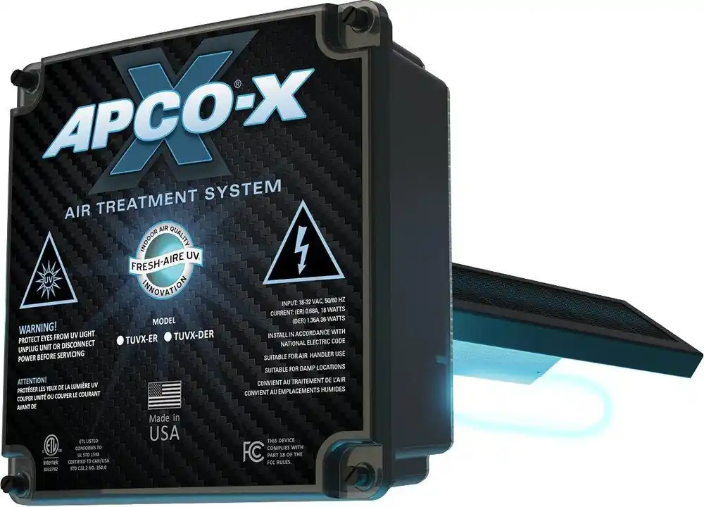 Fresh-Aire UV TUV-APCOX-SI3-P APCO-X 3-Year 110-277 VAC Duct Mounted UV System