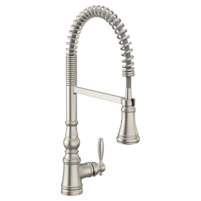 Moen S73104SRS Weymouth Single Handle Pull Down Kitchen Faucet in Spot Resist Stainless