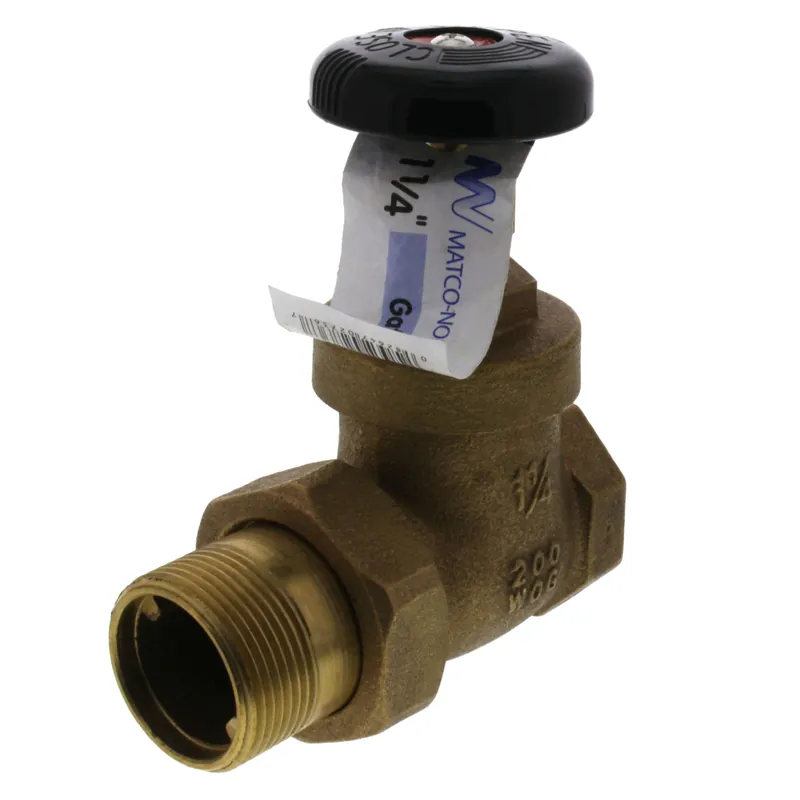 Matco-Norca BSGV-1250 1-1/4 FIP x Male Union Steam Radiator Gate Valve