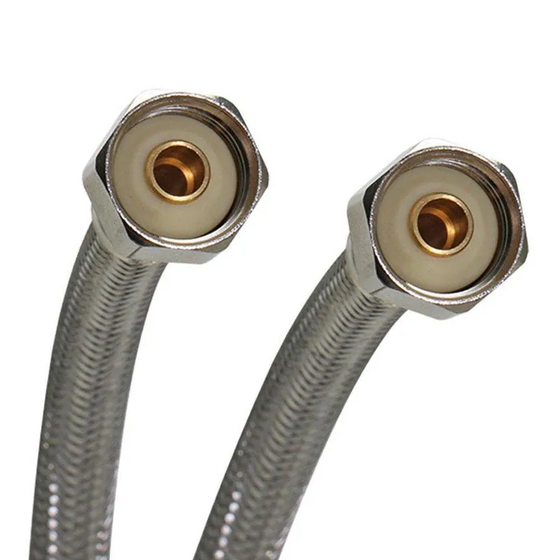 Fluidmaster B4F16 1/2 x 16 in. Braided Stainless Sink Flexible Water Connector