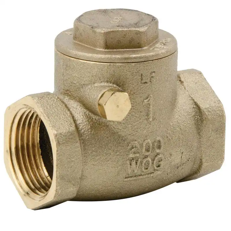 Watts 0123494 Series LFWCV 1/2 in. Brass Female Threaded Swing Check Valve