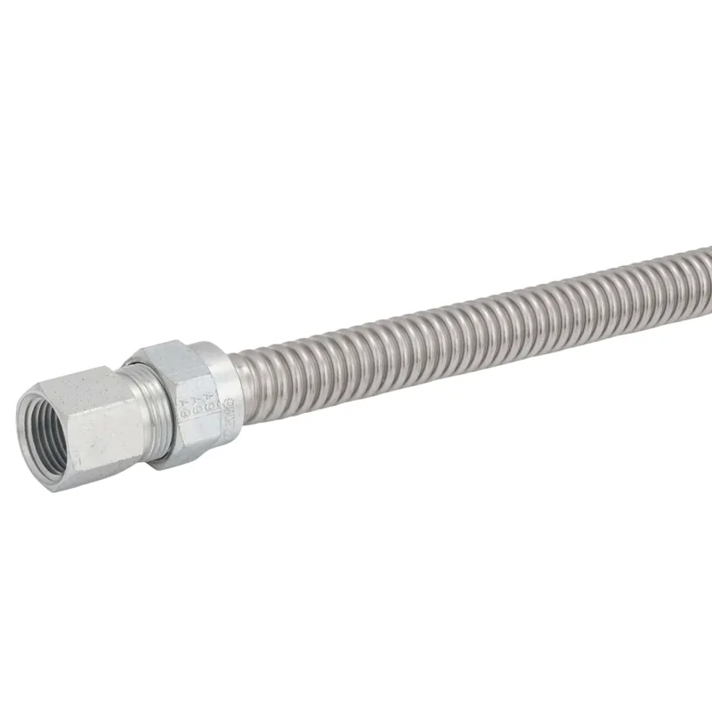 Dormont 0240163 Model 30-3232-24 1/2 ID (5/8 OD) Stainless Steel Gas Connector 1/2 FIP x 1/2 FIP (24 Length)