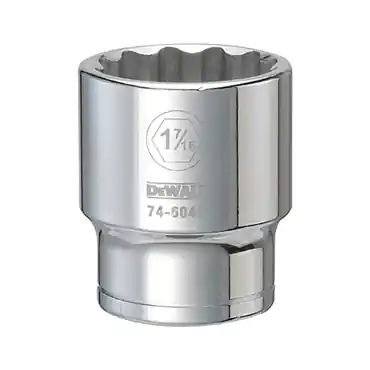DeWalt DWMT74604OSP 3/4 in Drive Polished Chrome Standard Socket