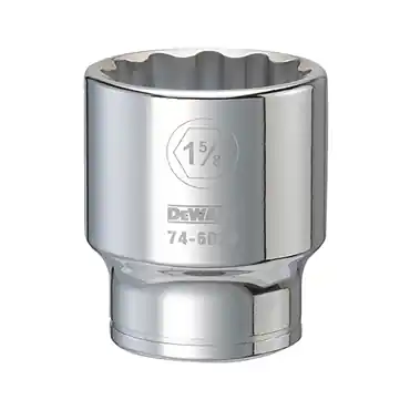 DeWalt DWMT74603OSP 3/4 in Drive Polished Chrome Standard Socket