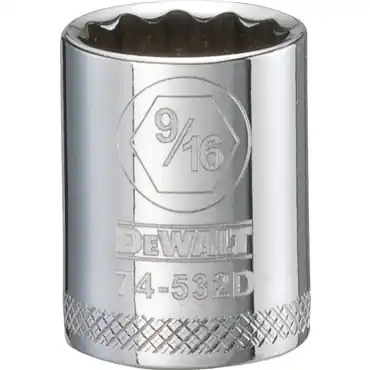 DeWalt DWMT74532OSP 3/8 in Drive Polished Chrome Standard Socket